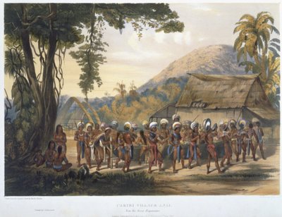 Caribi-Dorf Anai, in der Nähe des Flusses Rupununi, aus 